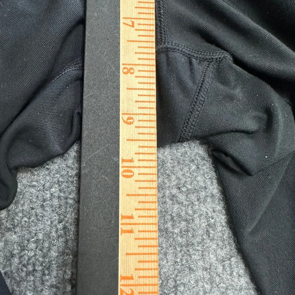 Nike Leggings Womens Size S Black Dri-Fit Cropped Athletic Running Zip Pocket